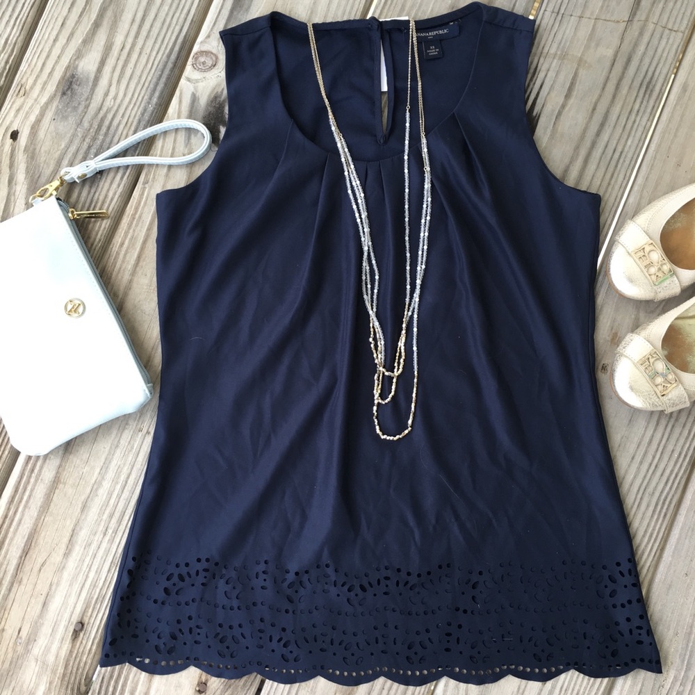 Banana Republic navy shell
